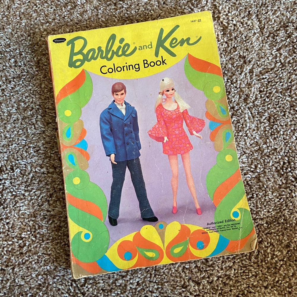 Barbie & Ken Vintage Coloring Book